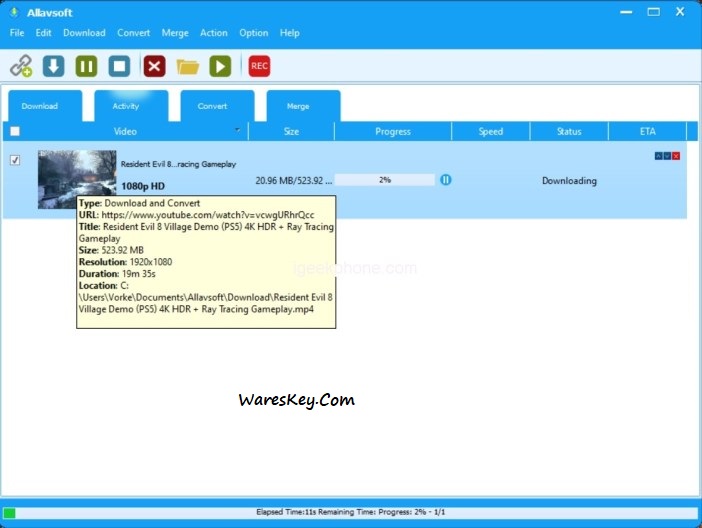 Allavsoft Video Downloader Converter Serial Key