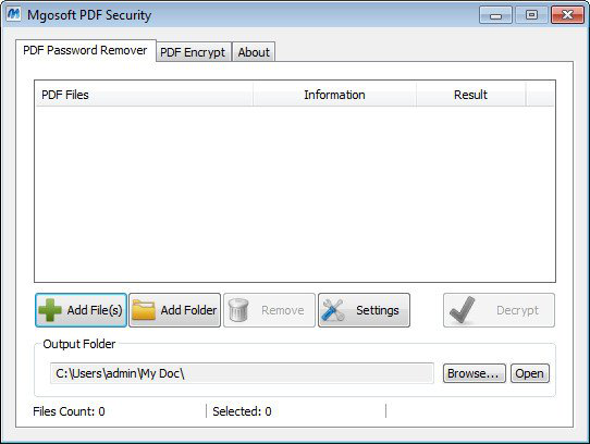 Mgosoft PDF Encrypt Serial Key